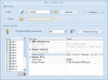 Convert video DVD to MP4,3GP,AVI,WMV...