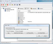 Harddisk based on a VMware vmdk-file