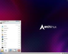arch with KDE 4.4 desktop