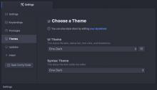 Choose from scores of community made themes