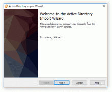 Active Directory Import Wizard