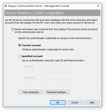 Integration with Active Directory (LDAP) catalog