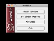Wineskin Options Window