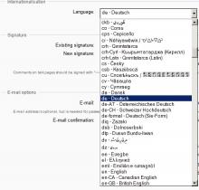 More than 50 languages for the user interface