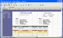 Excel sheet (Pro version)