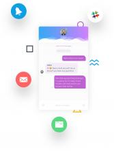 Stay on top of customer communication when offline or away from your desk! We’ll notify your team via email when a new message stays unanswered for over a few minutes. And with slack, sound and visual browser notifications you can be sure no chat or new message goes unnoticed. Easily set up notifications you want to receive.