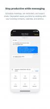Business text messaging in Heymarket iOS app.