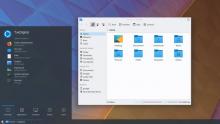 Kubuntu desktop using KDE Plasma