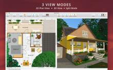 3 View Modes: Floor Plan, 3D View and Split Mode