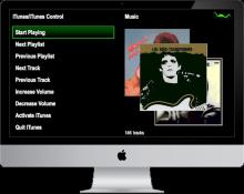 iTunes allows it to (remote) control your music and to present (bought or rented) movies and TV shows.