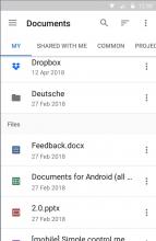 Documents app on Android - document management