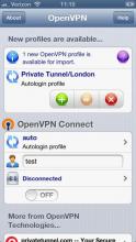OpenVPN on Iphone(5)