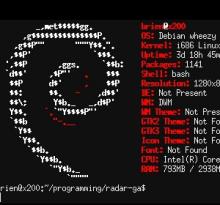 Debian screenfetch