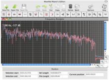WavePad Audio, Music and MP3 Editor Frequency Analysis