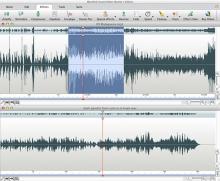 WavePad Audio and Music Editor Main Screen